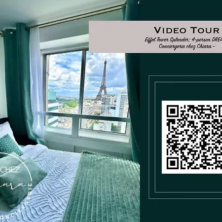 Eiffel Tower View - Completely Indipendent 파리